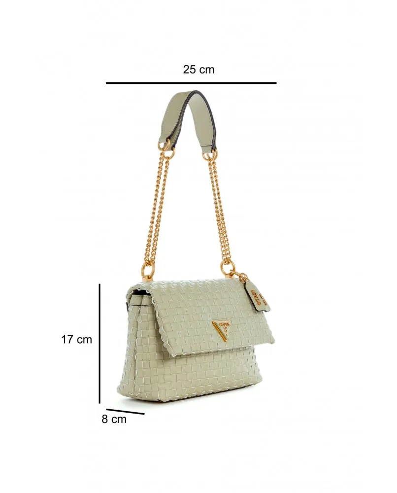 GUESS WA877421 LISBET borsa a tracolla mini bag donna verde
