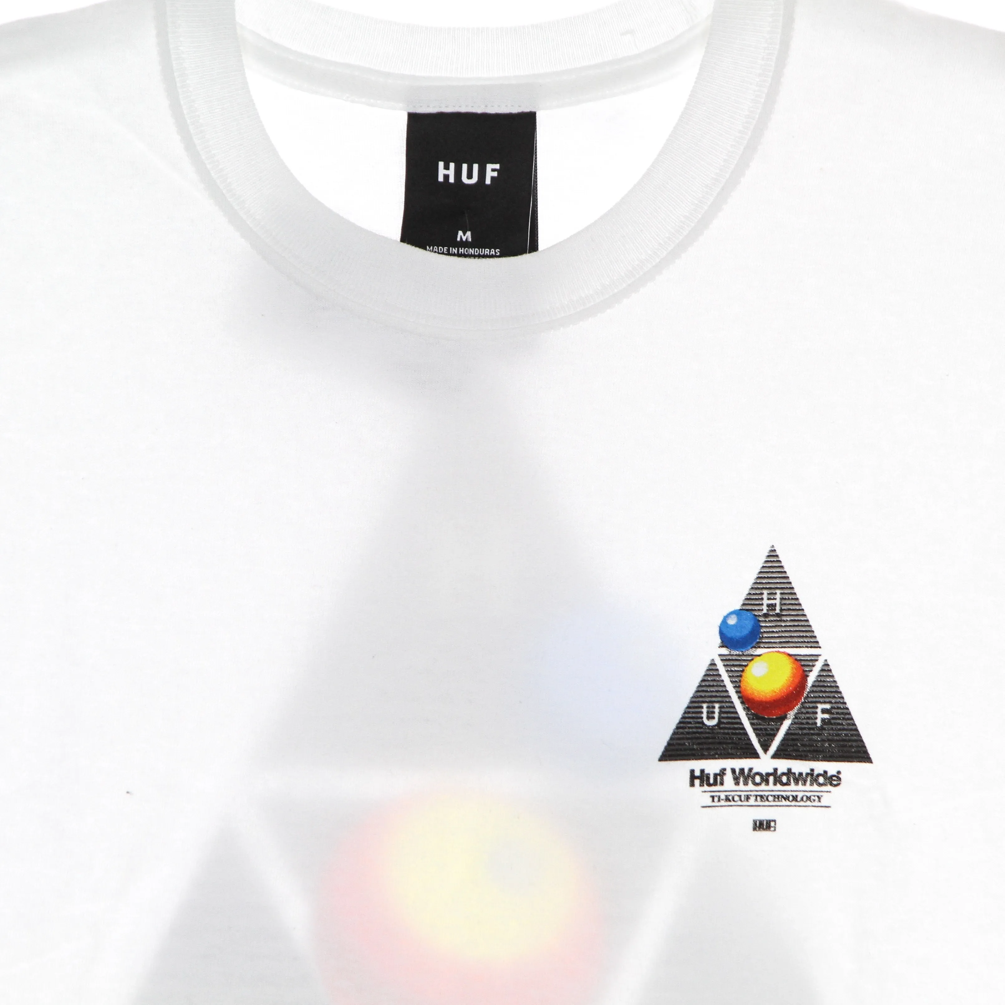 Maglietta Uomo Video Format Triple Triangle Tee White