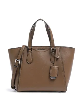  Michael Kors Taryn Borsa a mano pelle di vacchetta grana marrone  