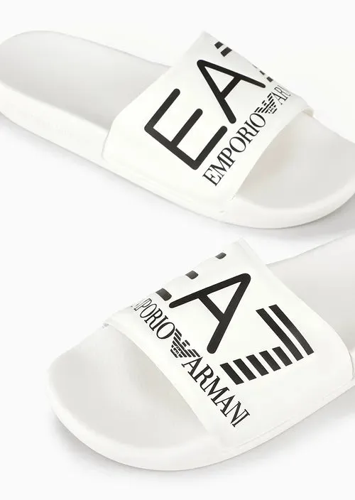Sliders con maxi logo EA7 Emporio Armani XCP001XCC22